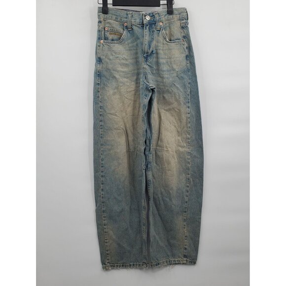 BDG Urban Outfitters Faded Wash Baggy Fit Jeans Denim Pants Women Size 25W NWOT - Picture 1 of 13